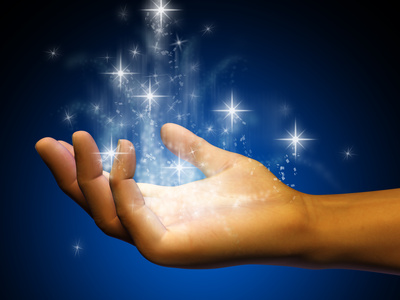 Stardust from an open hand von Andrea Danti
